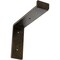 Ekena Millwork Steel Truss Shelf Bracket, Antiqued Pale Gold 2"W x 8"D x 6 3/4"H BKTM02X08X06TSAPG - alternate 1